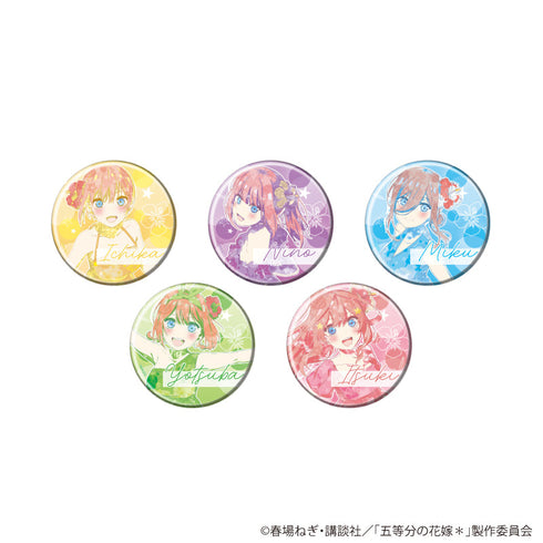 『五等分の花嫁*』缶バッジ5個セット01/集合デザイン(SPARKLY PAINT)